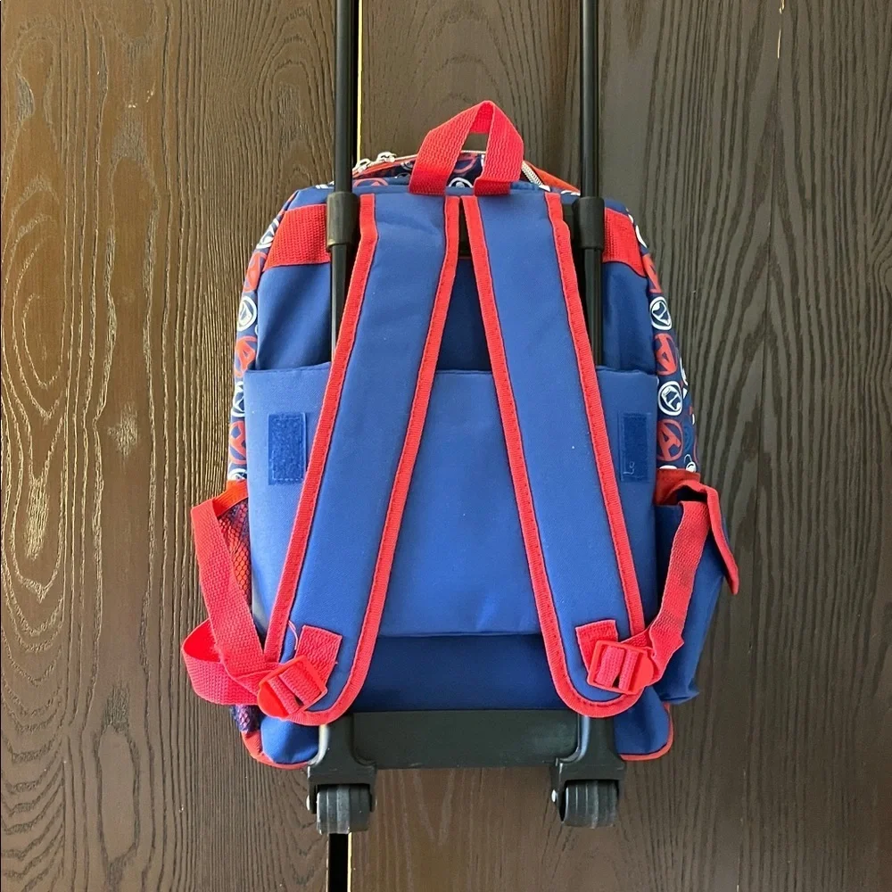 Ruz Marvel Avengers medium Tri storage 20” rolling school backpack.